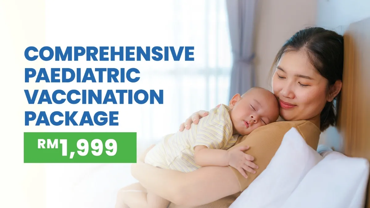 paediatric vaccination package banner